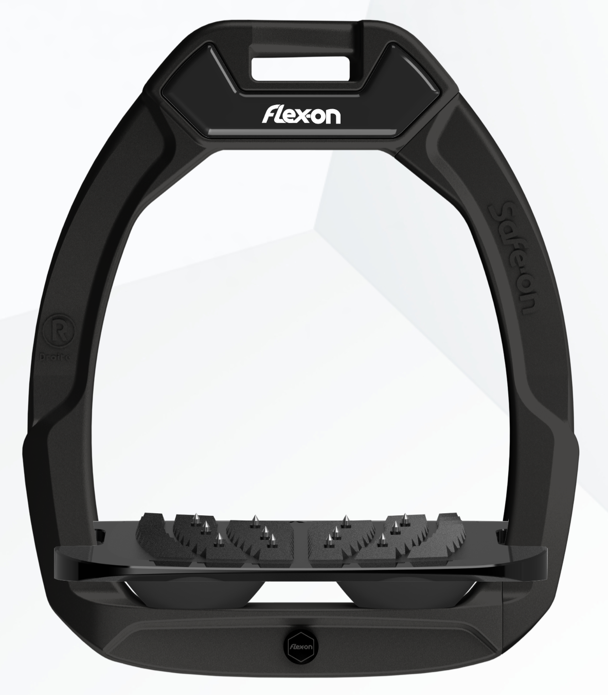 Flex-On Safe-On Stirrups with Inclined Ultra-Grip Tread-Stirrups & Stirrup Leathers-Eland Lodge