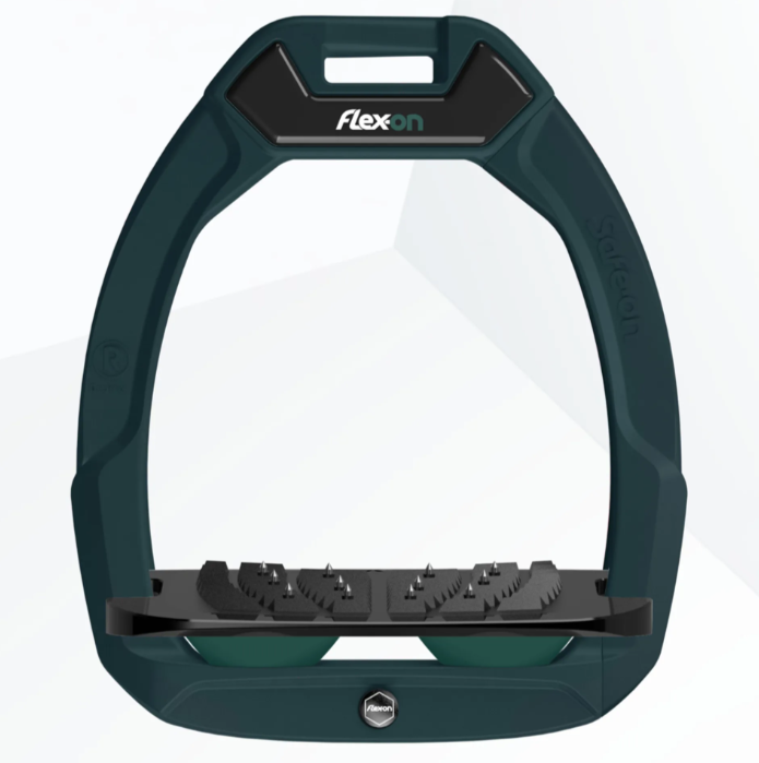 Flex-On Safe-On Stirrups with Inclined Ultra-Grip Tread-Stirrups & Stirrup Leathers-Eland Lodge
