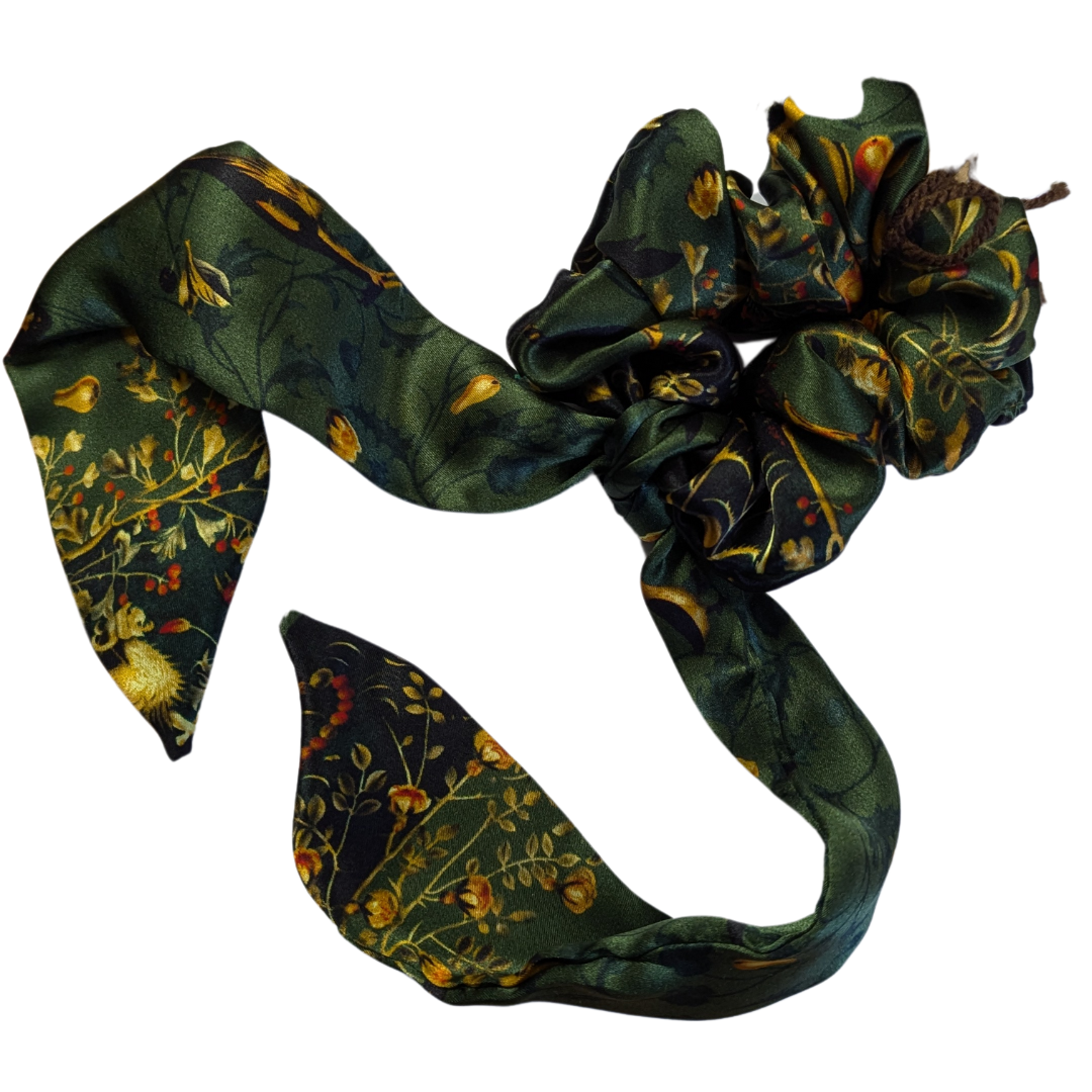 Handmade by GG Fabric Scrunchies with Tail-Show Accessories-Eland Lodge