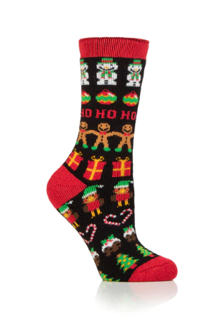 Heat Holders Ladies Lite Christmas Socks-Socks-Eland Lodge
