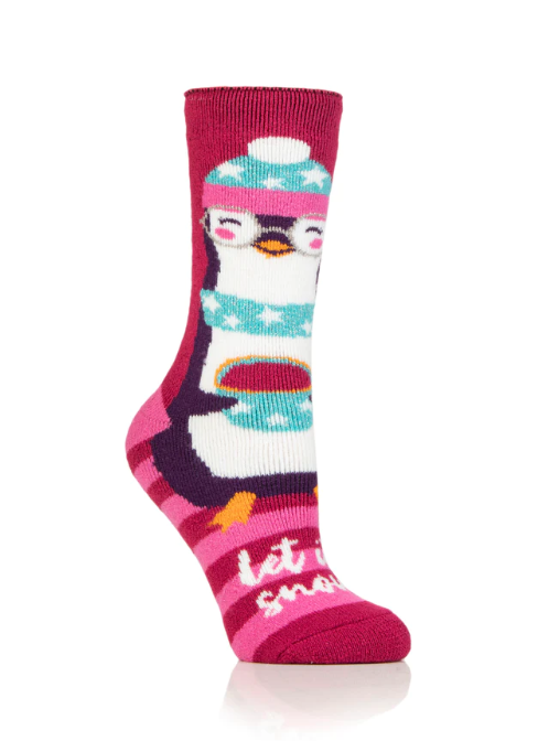 Heat Holders Ladies Lite Christmas Socks-Socks-Eland Lodge