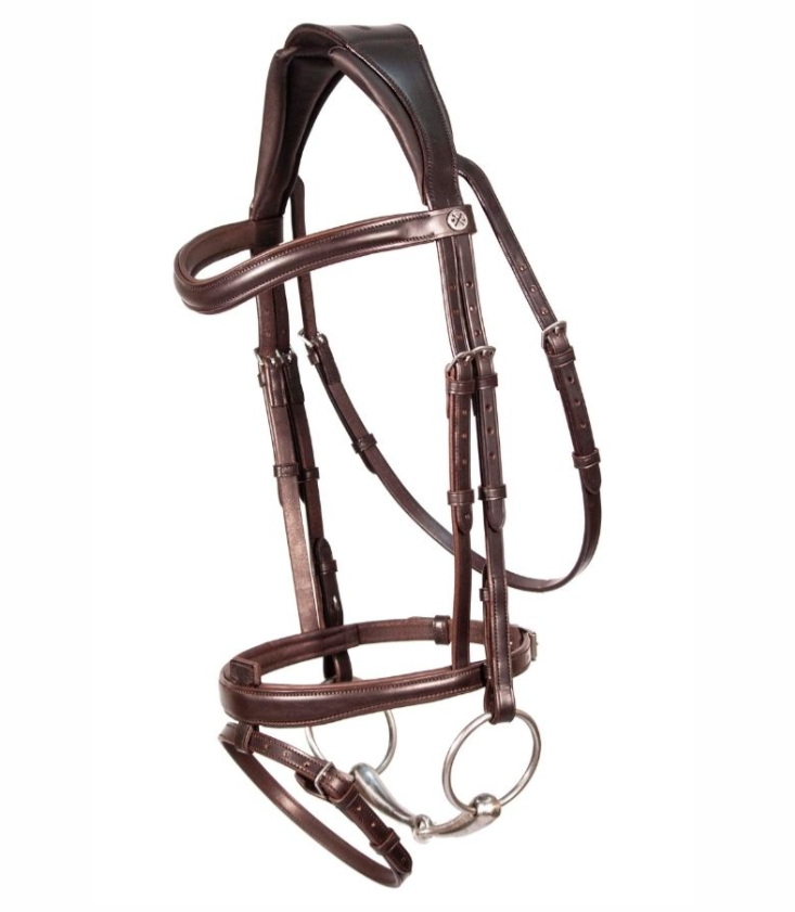 Henry James Saddlery Comfort Flash Bridle-Bridles-Eland Lodge