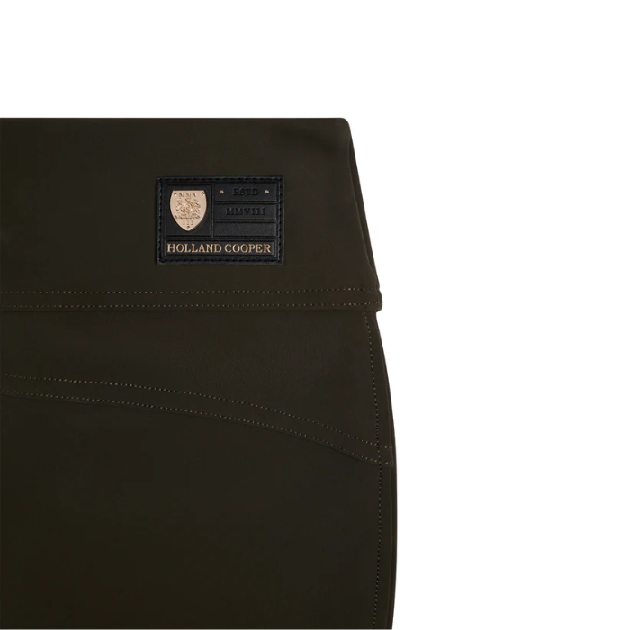 Dark green fabric with Holland Cooper label on a white background