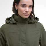 Barbour Ladies Buttercup Waterproof Jacket in Classic Olive