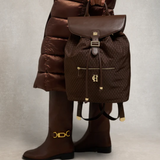 Holland Cooper Regency Backpack in Chocolate Monogram