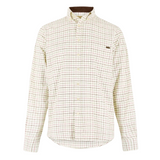 Checkered shirt on a white background