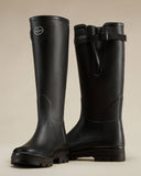 Le Chameau Mens Noir Vierzonord Neoprene Lined Wellingtons