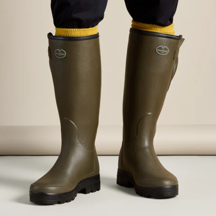 Le Chameau Mens Vierzonord Neoprene Lined Wellies-Wellingtons-Eland Lodge
