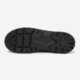 Black shoe sole on a white background