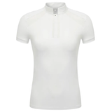 White ladies shirt on a white background