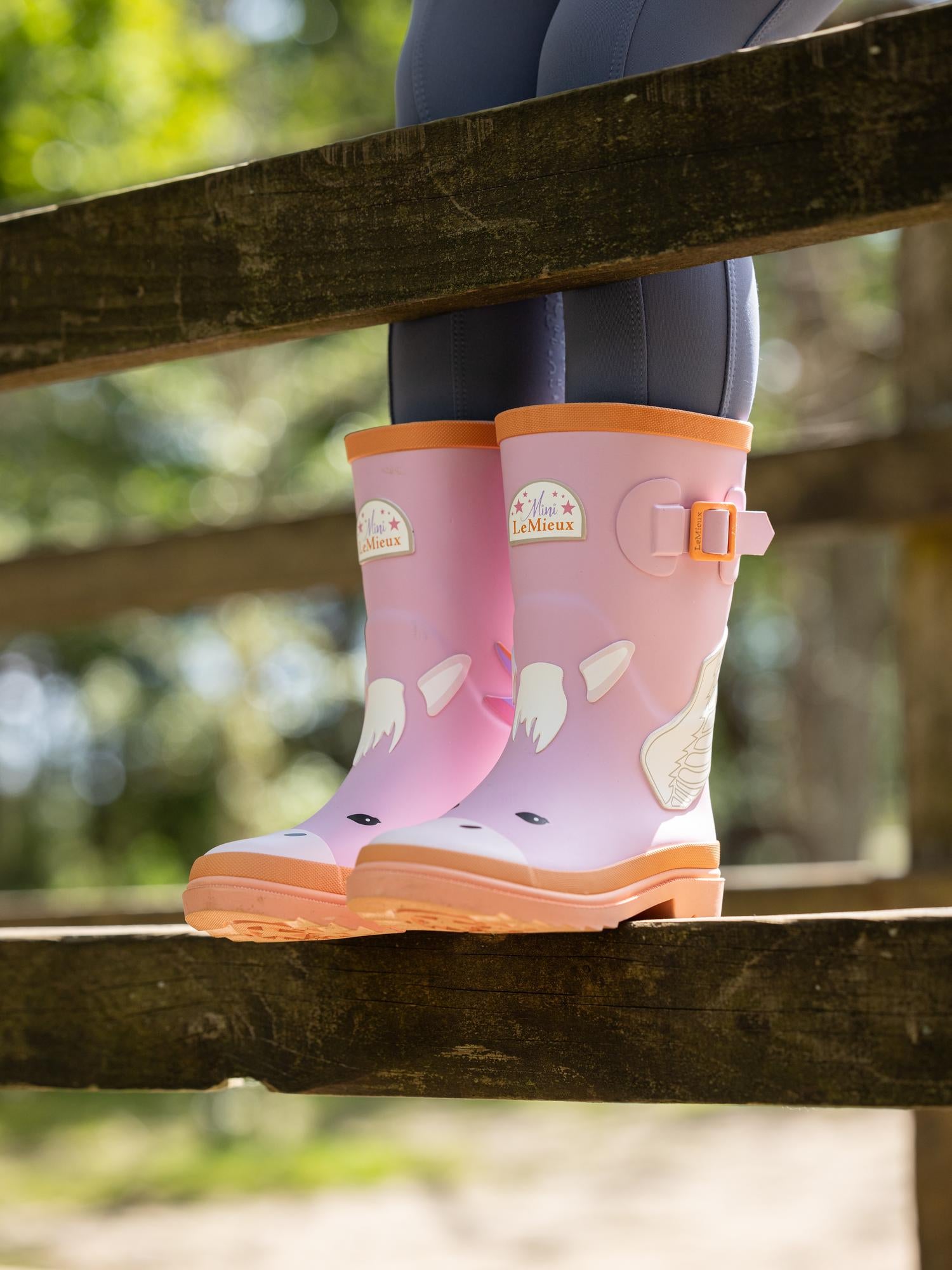 LeMieux Childrens Puddle Pals Welly-Wellingtons-Eland Lodge