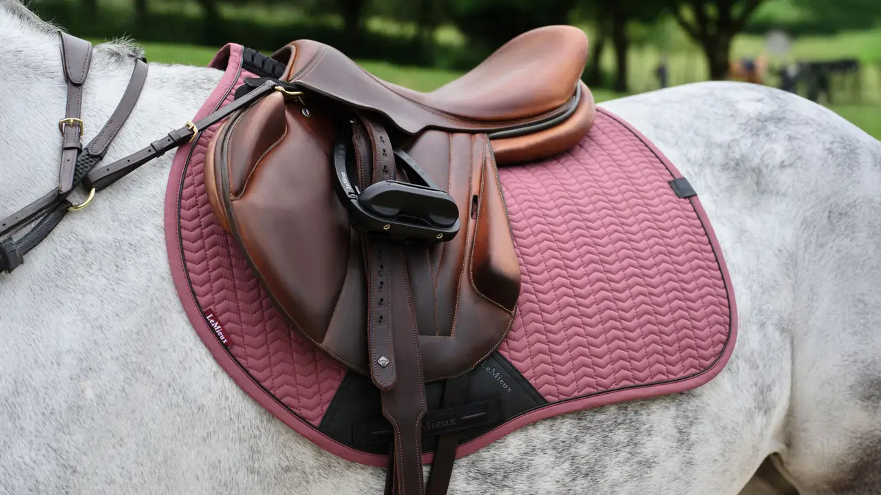 LeMieux Essence EuroJump Square Saddle Pad-Numnahs & Saddle Pads-Eland Lodge
