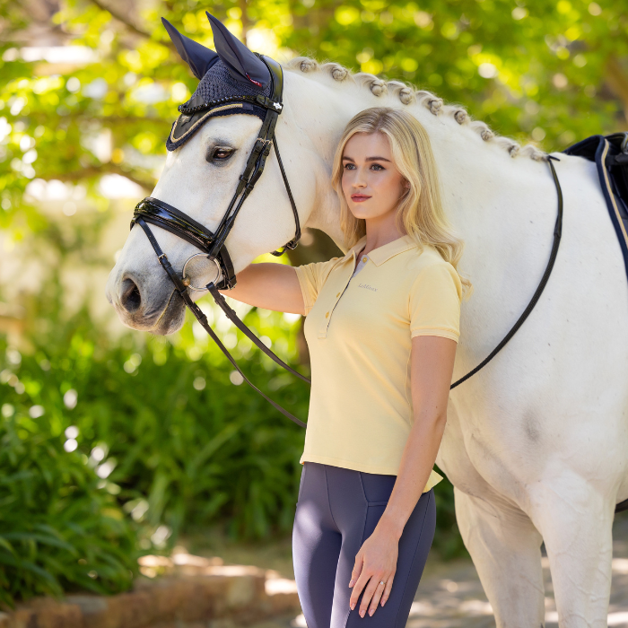 LeMieux Ladies Classique Polo Shirt-Polo's, Tops & T-Shirts-Eland Lodge