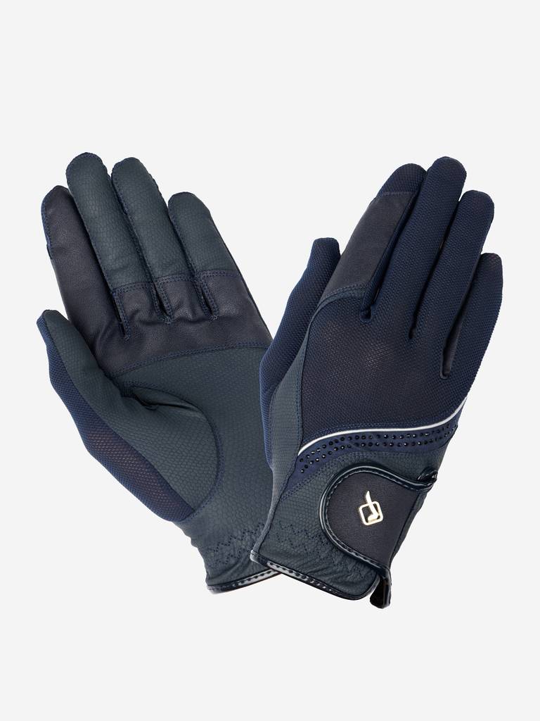 LeMieux Ladies Crystal Gloves-Riding Gloves-Eland Lodge