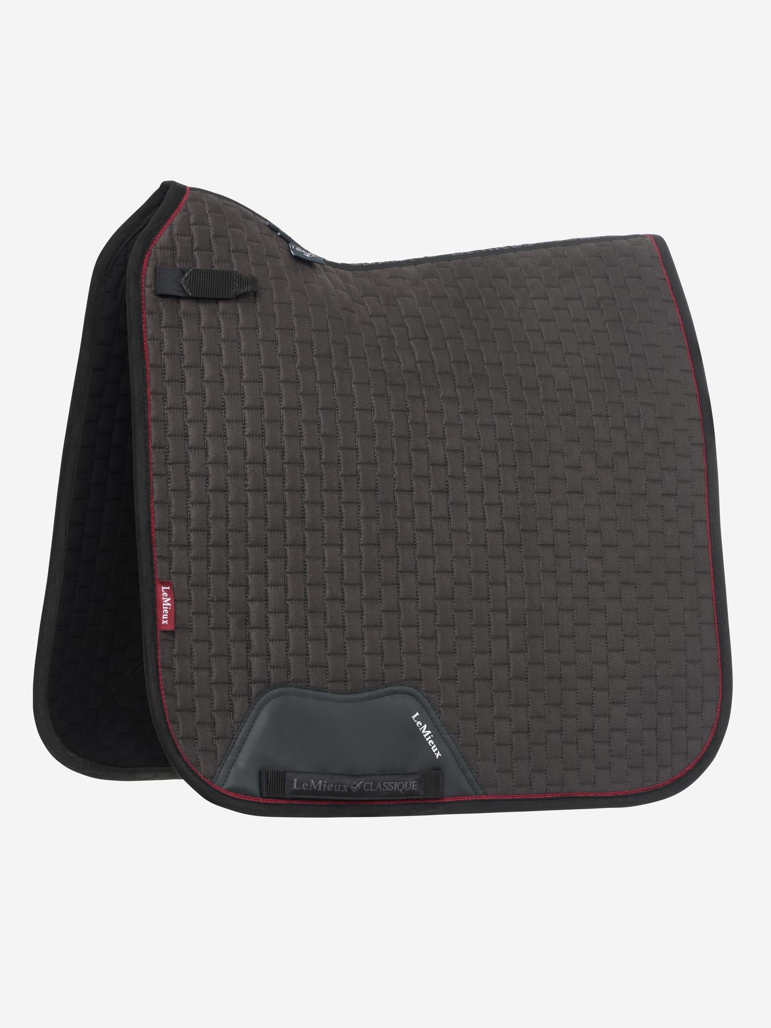 LeMieux Suede Dressage Square Saddle Pad - AW24-Numnahs & Saddle Pads-Eland Lodge