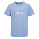 Light blue t-shirt with 'LeMieux' logo on a white background