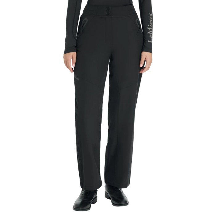 LeMieux Young Rider DryTex Stormwear Waterproof Trousers in Black-Full Chaps & Waterproof Trousers-Eland Lodge