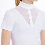 LeMieux Young Rider Eva Short Sleeve Show Shirt in White