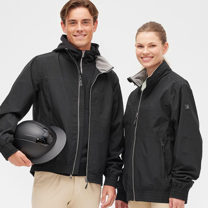 Mountain Horse Galaxy Light Jacket in Black (Unisex)-Jackets & Coats-Eland Lodge
