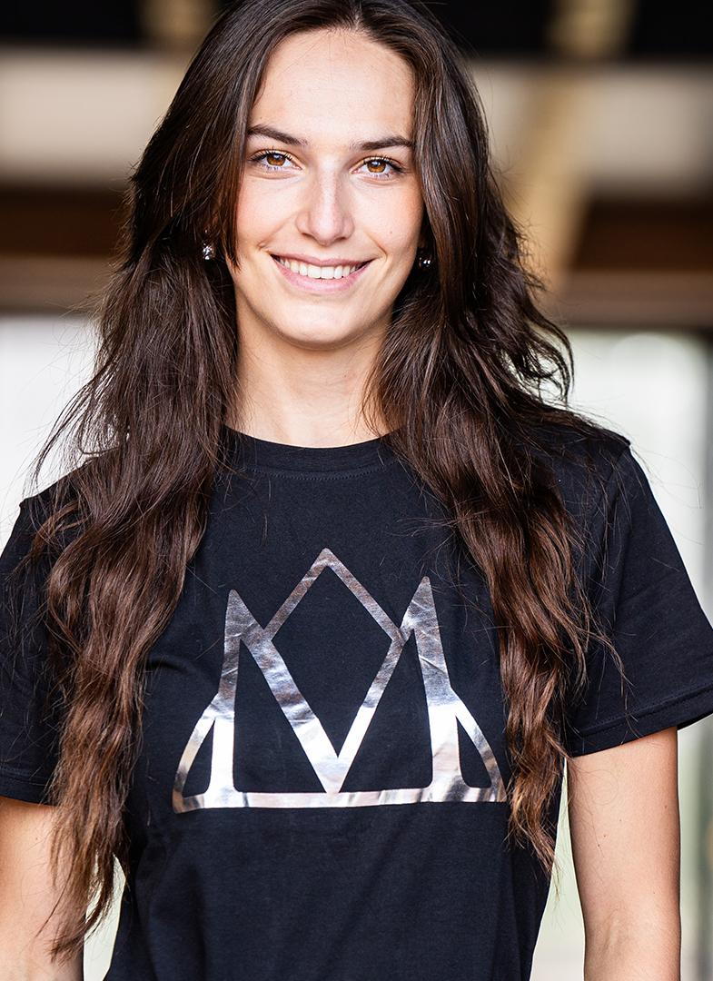 Mountain Horse Ladies MH Silver Tee Shirt-Polo's, Tops & T-Shirts-Eland Lodge