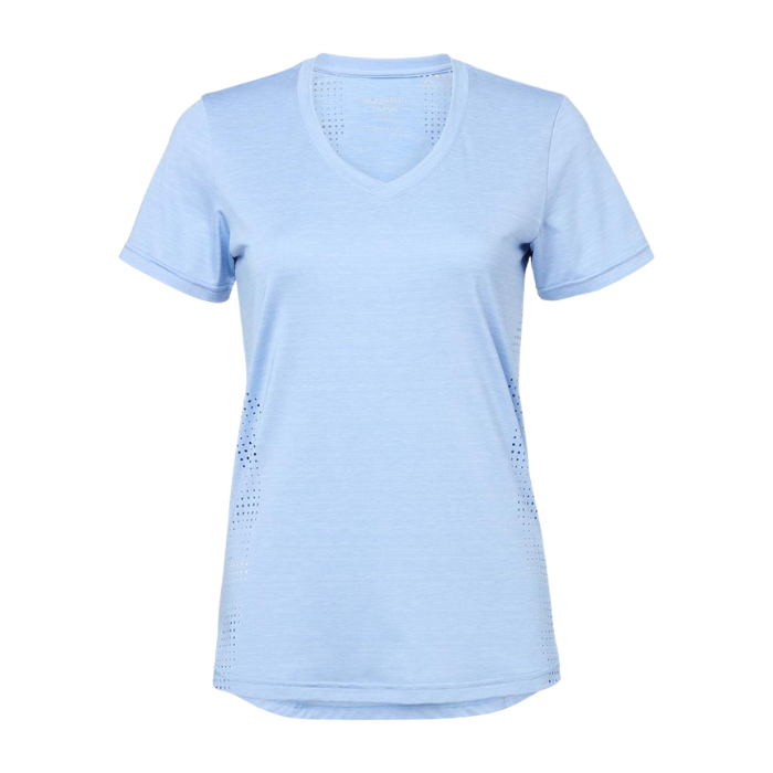 blue t shirt on white background