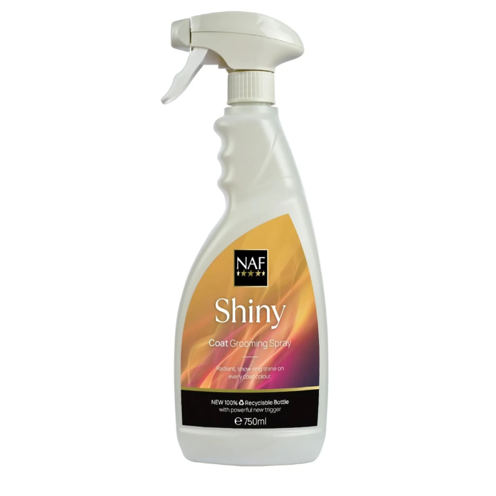 NAF Shiny spray bottle on a white background