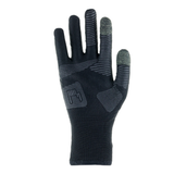 Black glove with grey accents on a white background