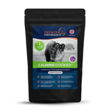 Package of Premier Performance Calming Cookies for horses on a white background
