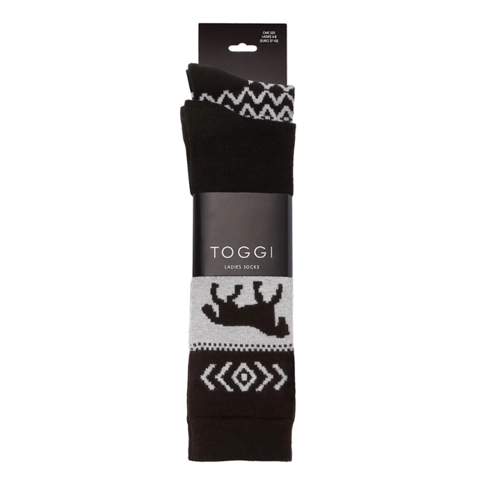 Toggi Womens Hastings 2-Pack Socks in Black