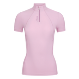Light pink short sleeve base layer with LeMieux branding on a white background