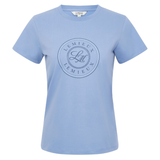 Light blue t-shirt with Lemieux logo on a white background