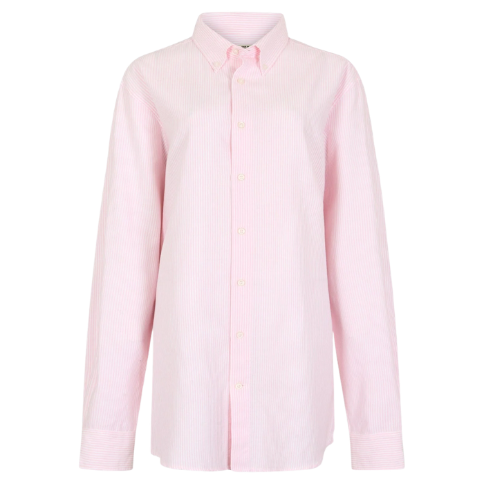 Pink shirt on a white background