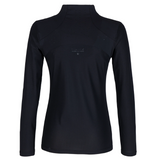 Pikeur Athleisure Ladies Function Zip Shirt in Night Blue-Base Layers-Eland Lodge
