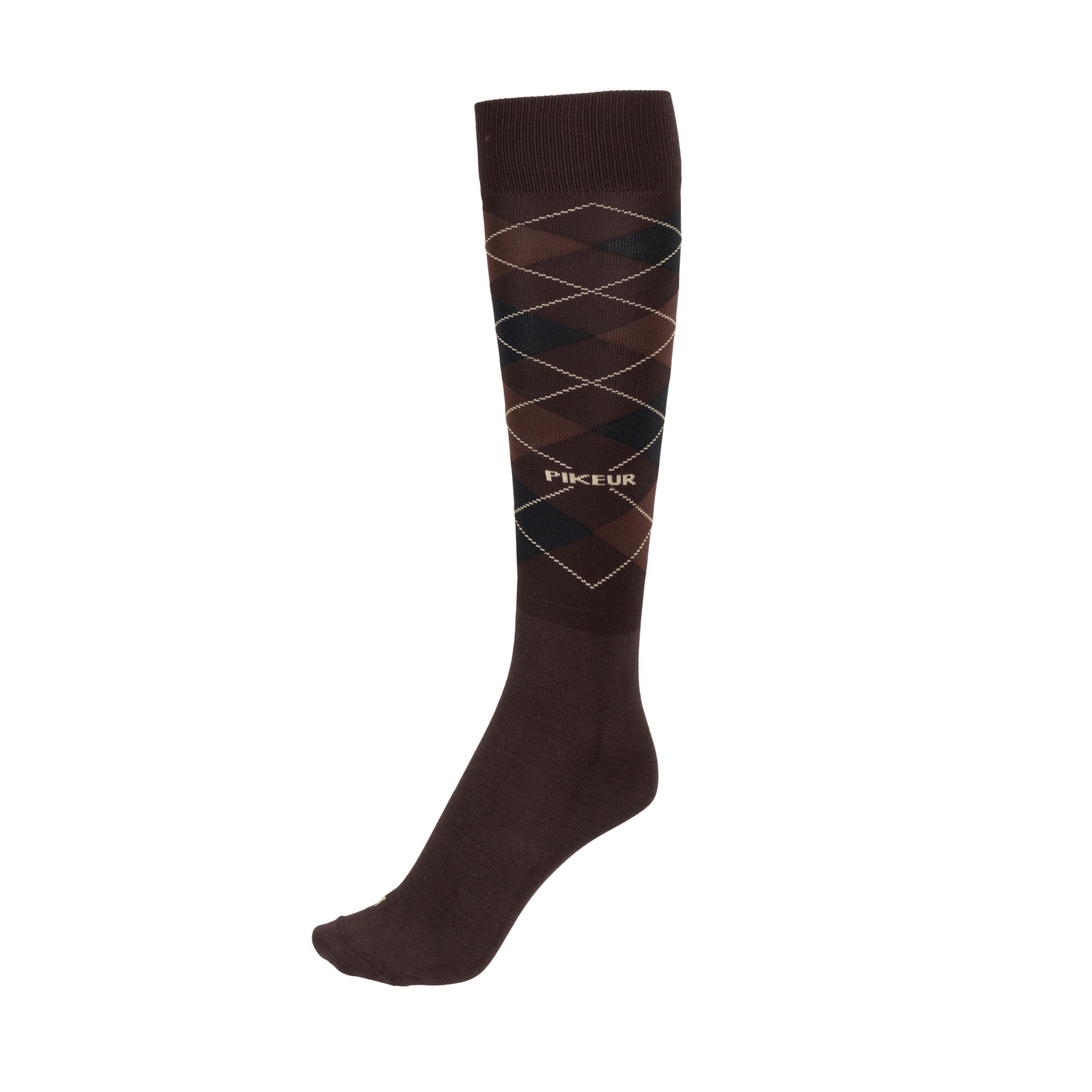 Pikeur Checked Knee High Socks-Eland Lodge