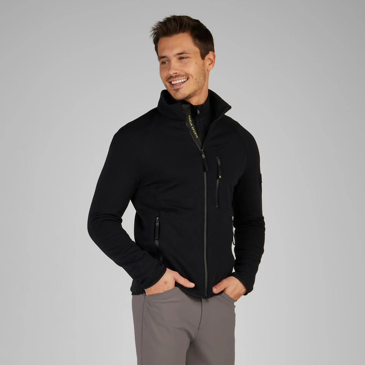 Pikeur Mens Polartec Sports Jacket-Fleeces, Sweaters & Jumpers-Eland Lodge