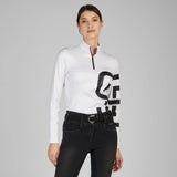 Pikeur Sports Ladies Icon Base Layer in White-Base Layers-Eland Lodge