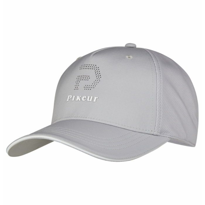 Pearl grey cap on white background