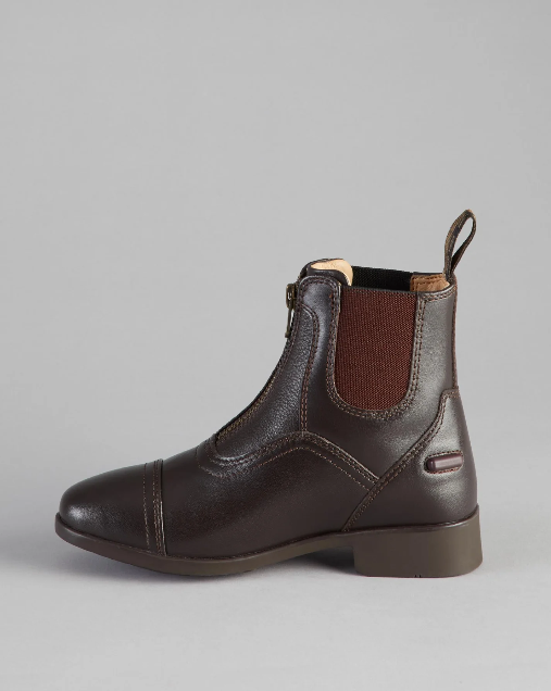 Premier Equine Childrens Virtus Junior Leather Paddock Boot-Jodhpur Boots-Eland Lodge