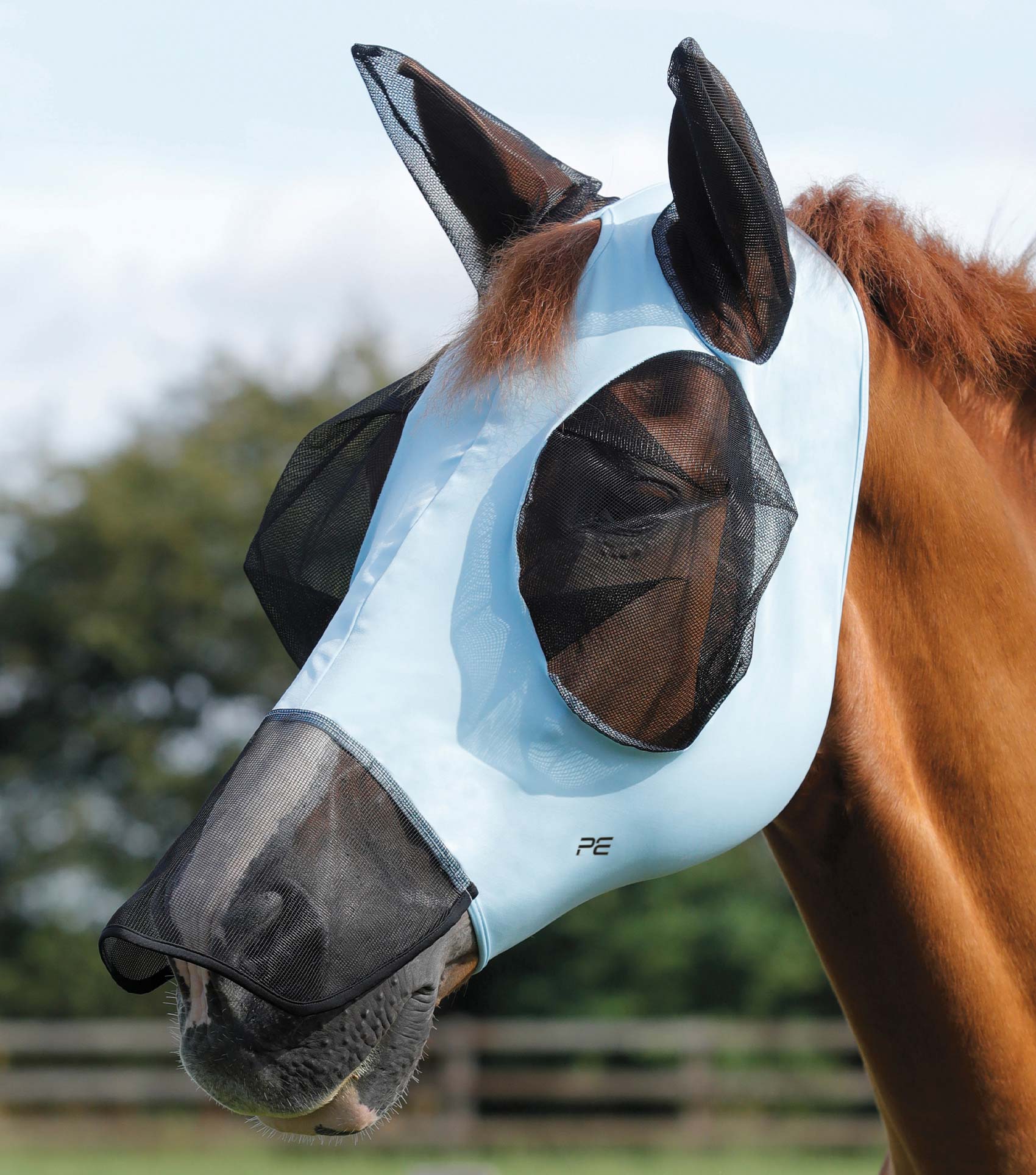 Premier Equine Xtra Comfort Tech Lycra Fly Mask-Fly Masks & Veils-Eland Lodge