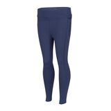 Blue leggings on white background