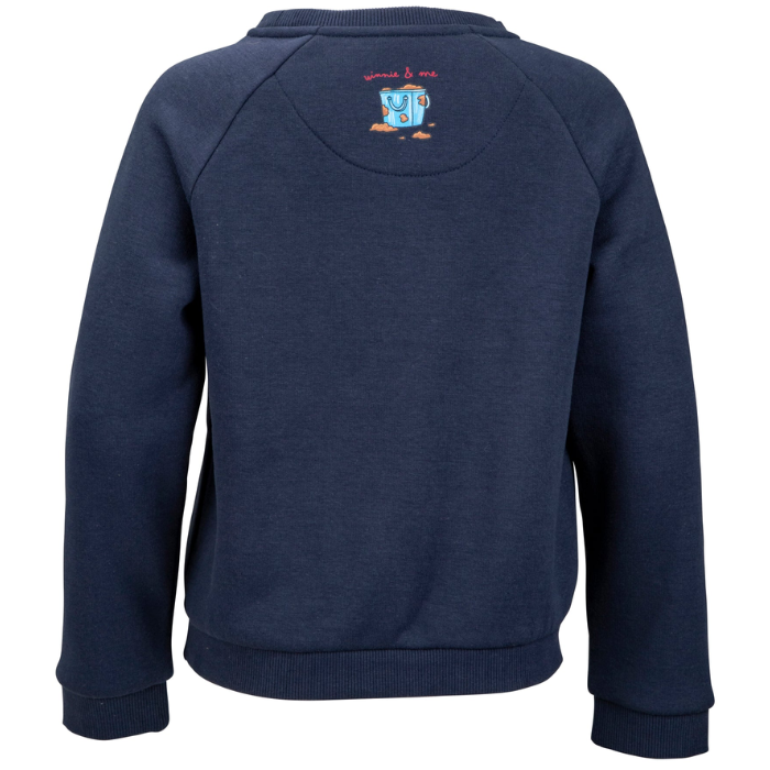 Shires Childrens Winnie & Me Sweatshirt in Navy-Fleeces, Sweaters & Jumpers-Eland Lodge