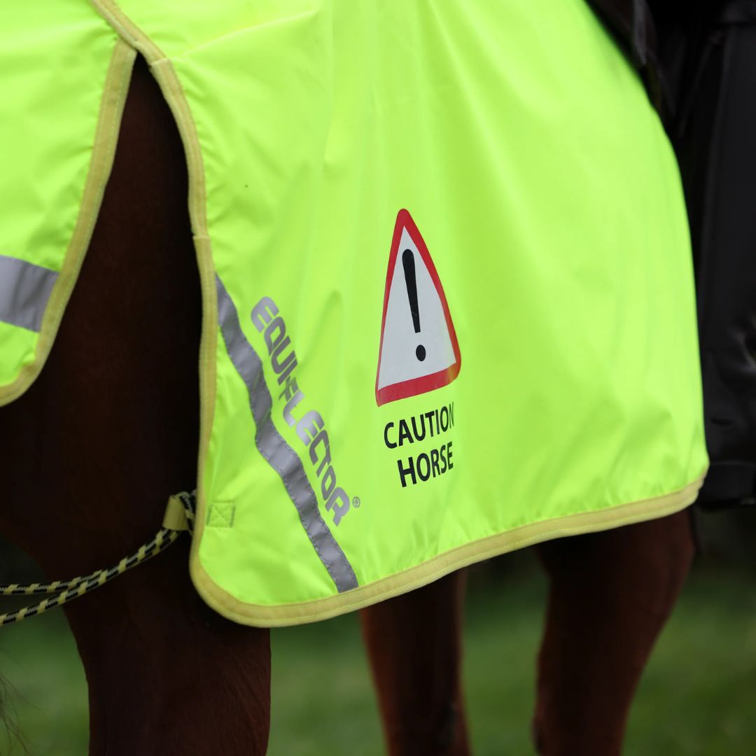 Shires EQUI-FLECTOR Waterproof Exercise Sheet-Hi Viz For The Horse-Eland Lodge