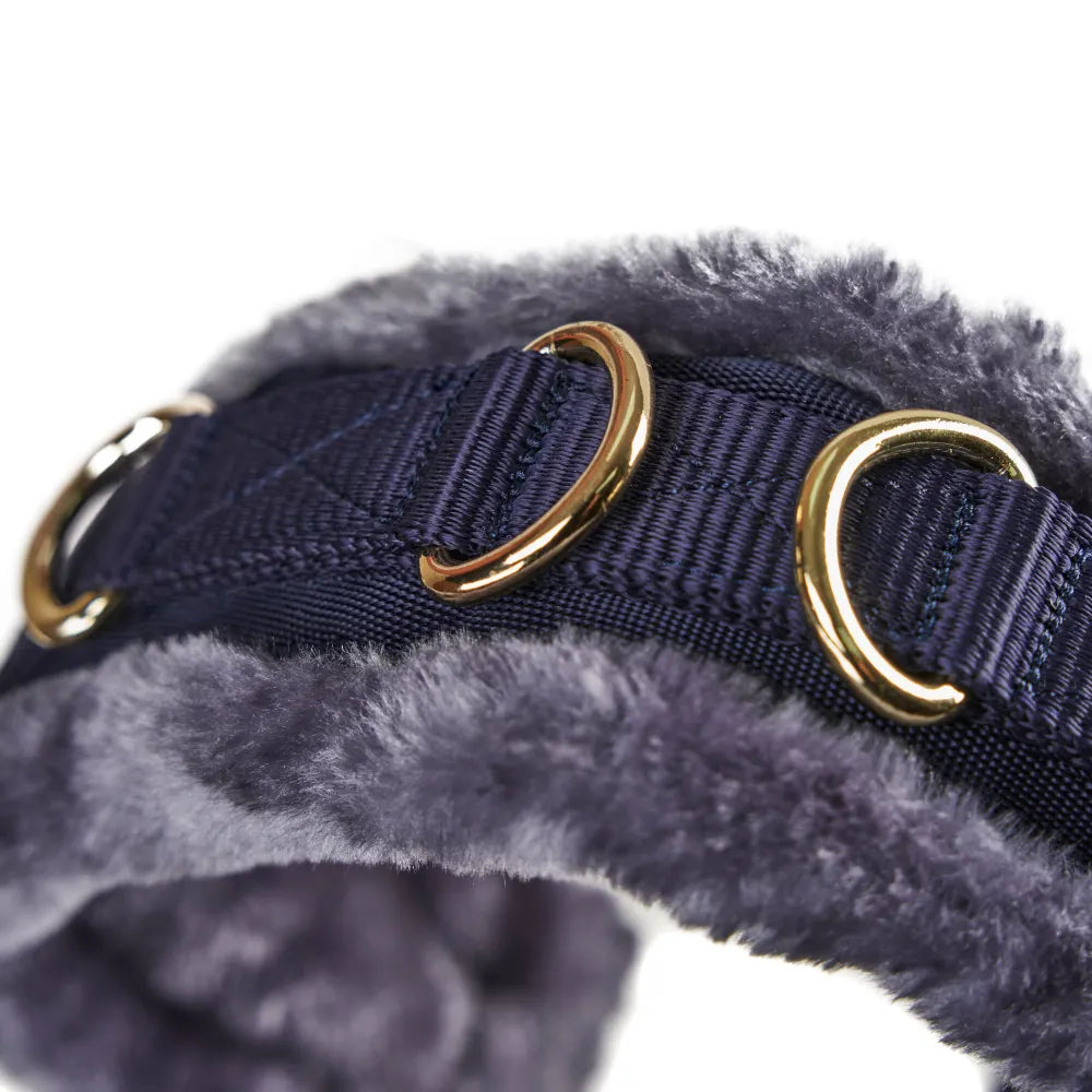 Shires Fleece Lined Lunge Cavesson-Stable, Exercise and Polo Bandages-Eland Lodge