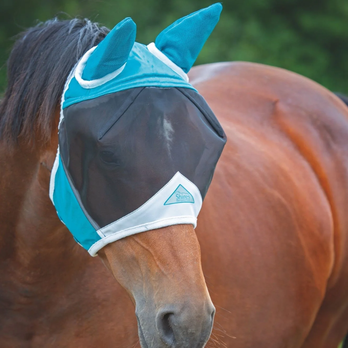 Shires FlyGuard Pro Fine Mesh Fly Mask with Ears