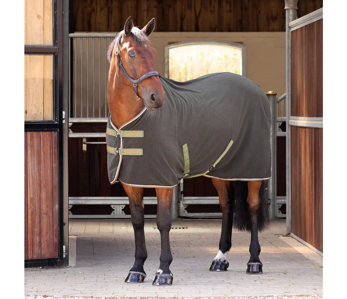 Shires Tempest Original Fleece Rug with Fur-Fleeces, Coolers & Sheets-Eland Lodge