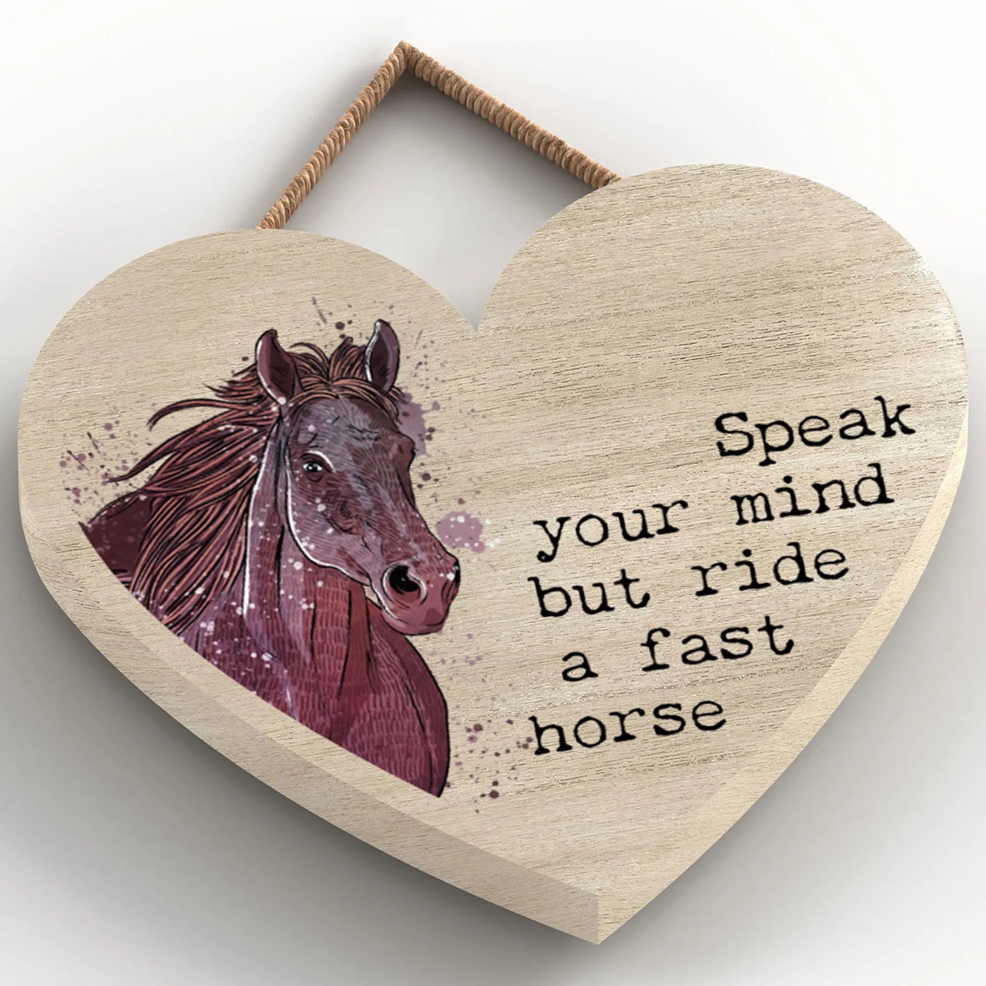 Vivid Squid Small Heart Plaque