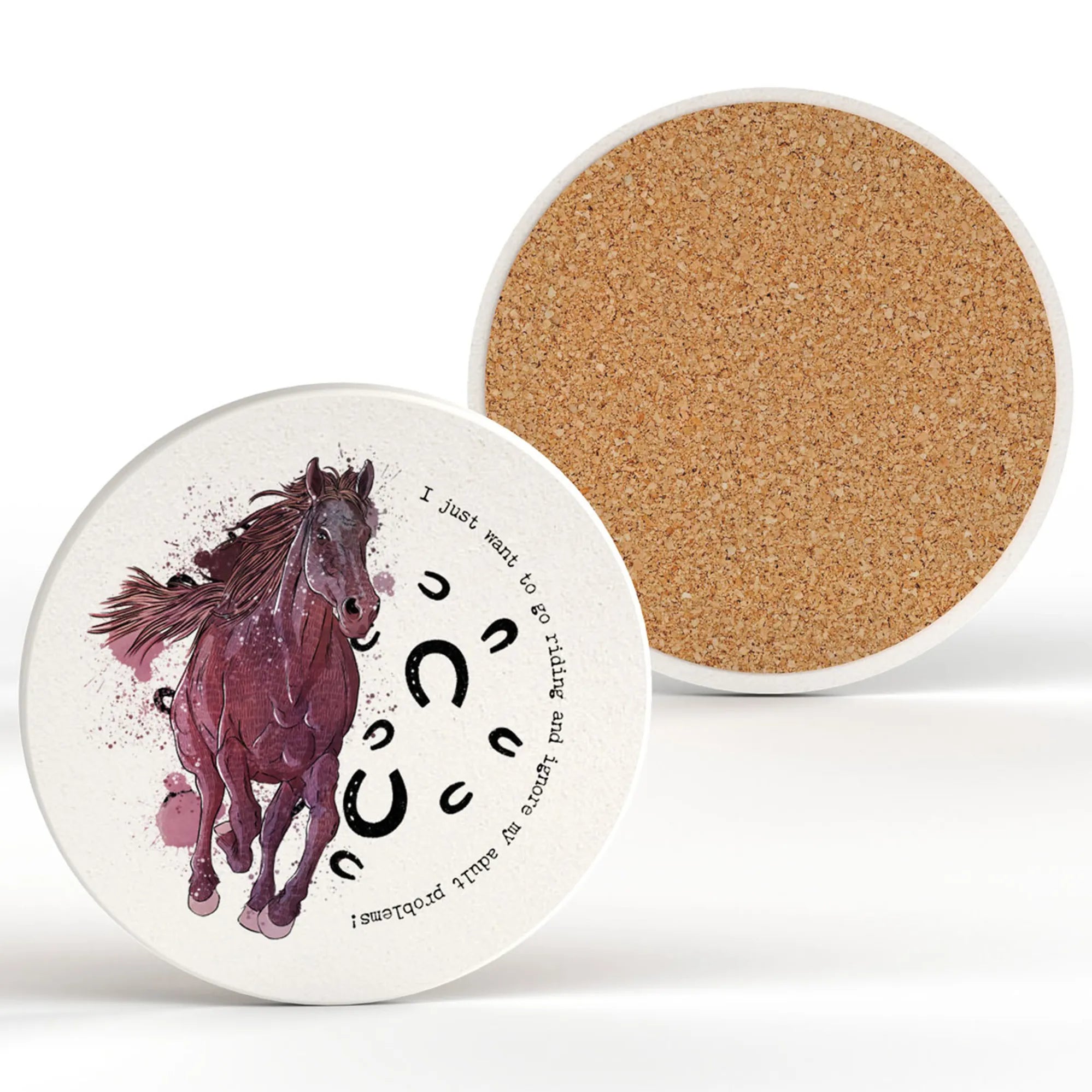Vivid Squid Ceramic Coaster-Soft Furnishings-Eland Lodge