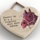Vivid Squid Small Heart Plaque-Soft Furnishings-Eland Lodge