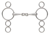 Shires Three Ring French Link Dutch Gag
