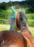 Shires Zeb-Tek Fly Mask With Ears
